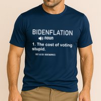 Bidenflation Noun The Cost Of Voting Stupid Cooling Performance Crew T-Shirt