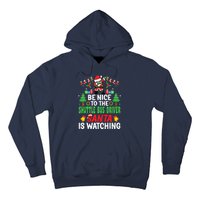 Be Nice To The Shuttle Bus Driver Santa Christmas Hoodie