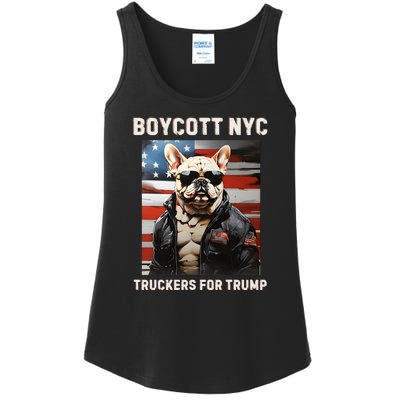 Boycott Nyc Truckers For Trump Ladies Essential Tank