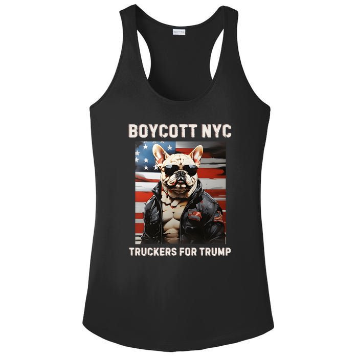 Boycott Nyc Truckers For Trump Ladies PosiCharge Competitor Racerback Tank