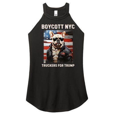 Boycott Nyc Truckers For Trump Women's Perfect Tri Rocker Tank