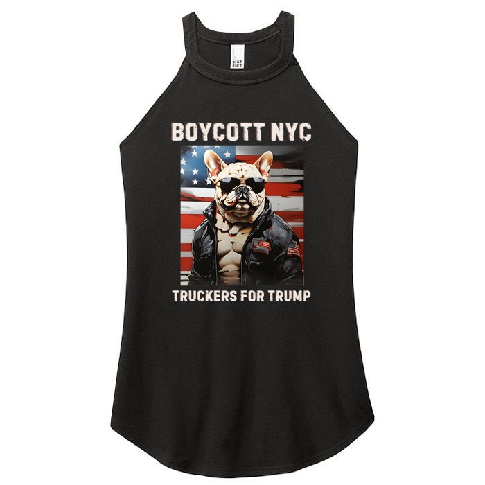 Boycott Nyc Truckers For Trump Women's Perfect Tri Rocker Tank