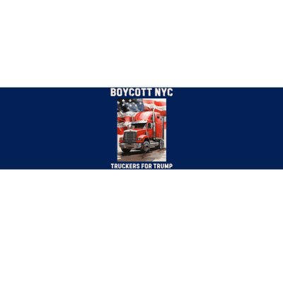 Boycott Nyc Truckers For Trump Bumper Sticker