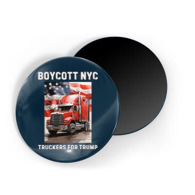 Boycott Nyc Truckers For Trump Magnet