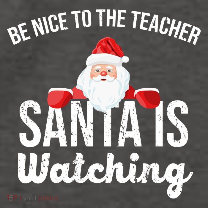 Be Nice To The Teacher Santa Is Watching Vector Backpack