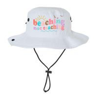 Beaching Not Teaching Summer Break Gift For Teacher Bucket Hat