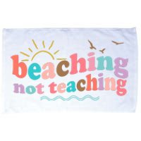 Beaching Not Teaching Summer Break Gift For Teacher Microfiber Hand Towel