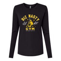 Biz Nasty Took Some Gave More Gym Spittin’ Chiclets Womens Cotton Relaxed Long Sleeve T-Shirt