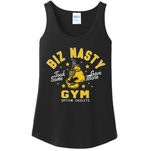 Biz Nasty Took Some Gave More Gym Spittin’ Chiclets Ladies Essential Tank