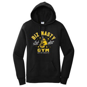 Biz Nasty Took Some Gave More Gym Spittin’ Chiclets Women's Pullover Hoodie