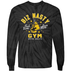 Biz Nasty Took Some Gave More Gym Spittin’ Chiclets Tie-Dye Long Sleeve Shirt