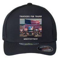 Boycott Nyc Truckers For Trump Flexfit Unipanel Trucker Cap