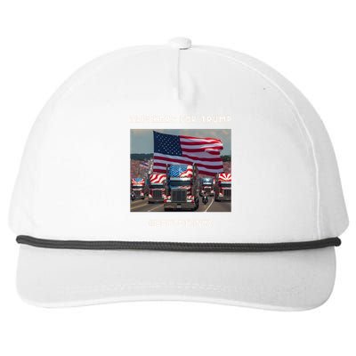 Boycott Nyc Truckers For Trump Snapback Five-Panel Rope Hat