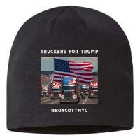 Boycott Nyc Truckers For Trump Sustainable Beanie