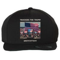 Boycott Nyc Truckers For Trump Wool Snapback Cap