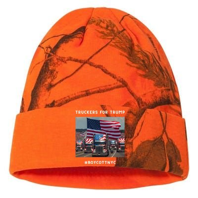 Boycott Nyc Truckers For Trump Kati Licensed 12" Camo Beanie