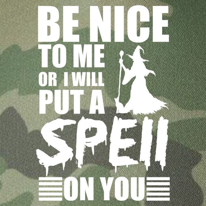 Be Nice To Me Or I Will Put A Spell On You Legacy Tie Dye Trucker Hat