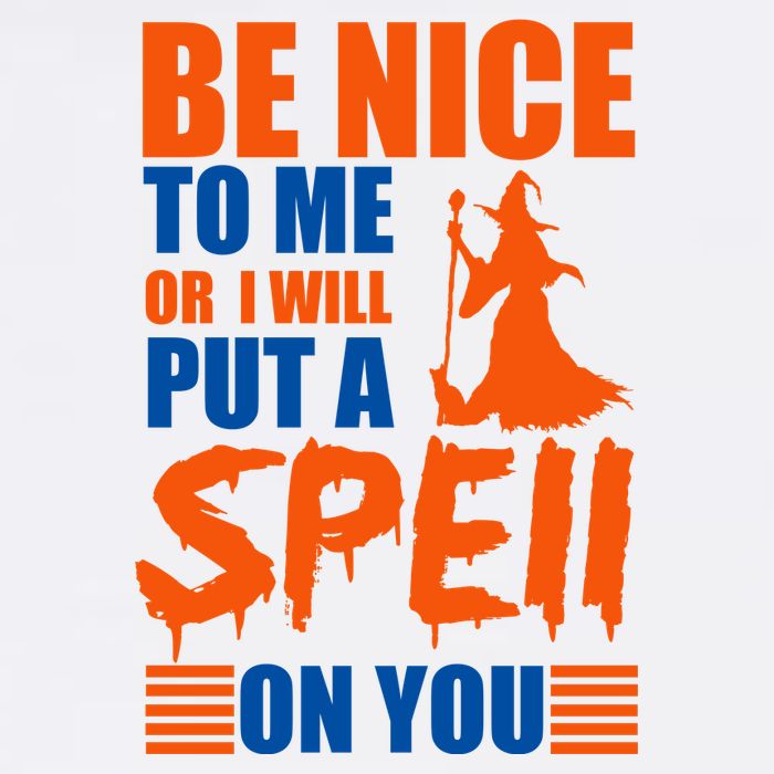 Be Nice To Me Or I Will Put A Spell On You Garment-Dyed Sweatshirt