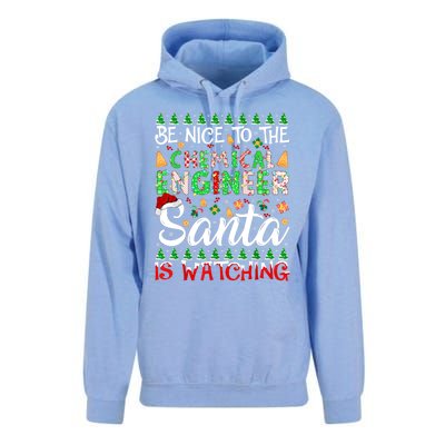 Be Nice To The Chemical Engineer Santa Is Watching Christmas Great Gift Unisex Surf Hoodie