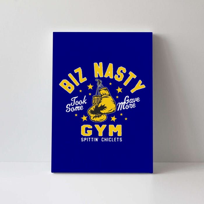 Biz Nasty Took Some Gave More Gym Spittin’ Chiclets Canvas