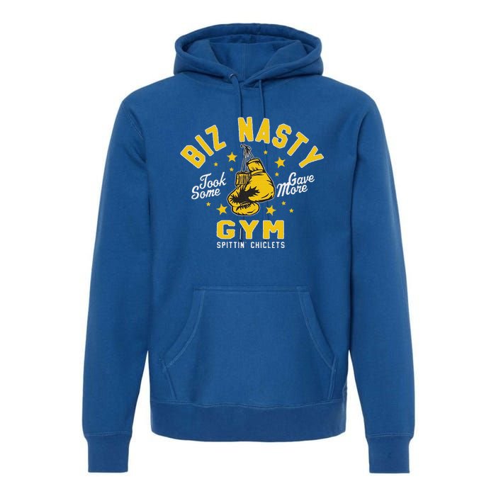 Biz Nasty Took Some Gave More Gym Spittin’ Chiclets Premium Hoodie