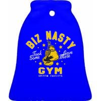 Biz Nasty Took Some Gave More Gym Spittin’ Chiclets Ceramic Bell Ornament