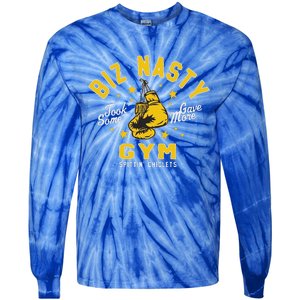 Biz Nasty Took Some Gave More Gym Spittin’ Chiclets Tie-Dye Long Sleeve Shirt