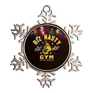 Biz Nasty Took Some Gave More Gym Spittin’ Chiclets Metallic Star Ornament