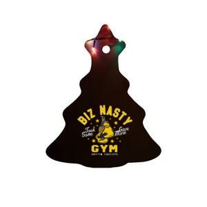 Biz Nasty Took Some Gave More Gym Spittin’ Chiclets Ceramic Tree Ornament