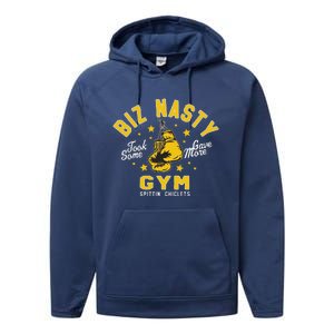 Biz Nasty Took Some Gave More Gym Spittin’ Chiclets Performance Fleece Hoodie