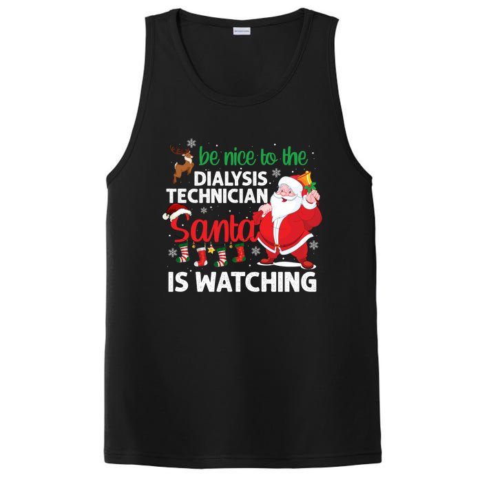 Be Nice To The Dialysis Nurse Santa Is Watching Christmas PosiCharge Competitor Tank