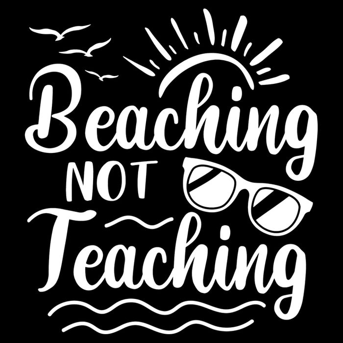 Beaching Not Teaching Summer Break Teacher 16 in Basic Backpack