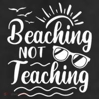 Beaching Not Teaching Summer Break Teacher Trucker Hat