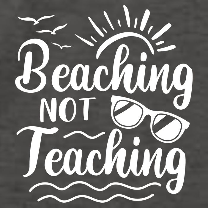 Beaching Not Teaching Summer Break Teacher Vector Backpack