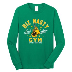 Biz Nasty Took Some Gave More Gym Spittin’ Chiclets Long Sleeve Shirt