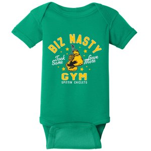 Biz Nasty Took Some Gave More Gym Spittin’ Chiclets Baby Bodysuit