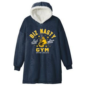 Biz Nasty Took Some Gave More Gym Spittin’ Chiclets Hooded Wearable Blanket