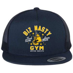 Biz Nasty Took Some Gave More Gym Spittin’ Chiclets Flat Bill Trucker Hat