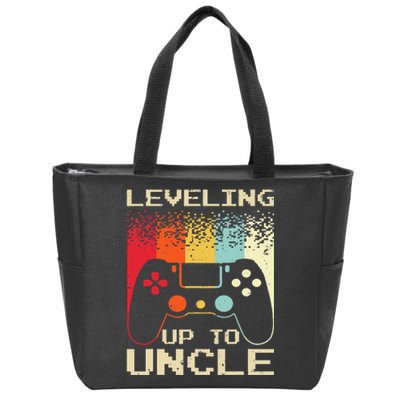 Best New Uncle For Soon To Be Uncle Nephew Gamer Zip Tote Bag