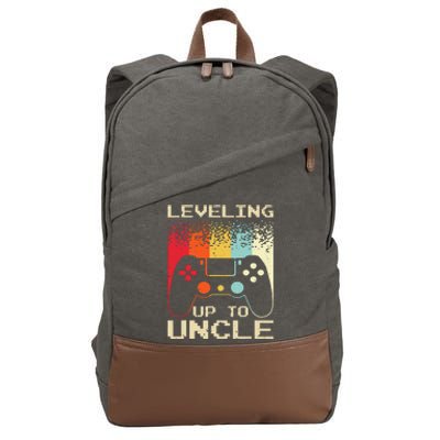 Best New Uncle For Soon To Be Uncle Nephew Gamer Cotton Canvas Backpack