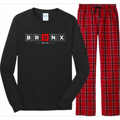 Bronx NYC USA Long Sleeve Pajama Set