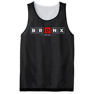 Bronx NYC USA Mesh Reversible Basketball Jersey Tank