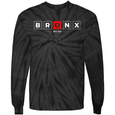 Bronx NYC USA Tie-Dye Long Sleeve Shirt