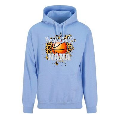 Basketball Nana Vintage Basketball Family Matching Gift Unisex Surf Hoodie