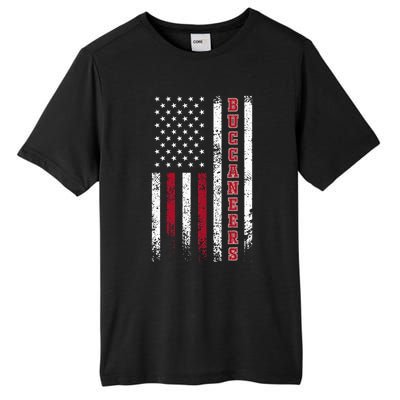 Buccaneers Name Vintage First Name Buccaneers Usa Flag Tall Fusion ChromaSoft Performance T-Shirt