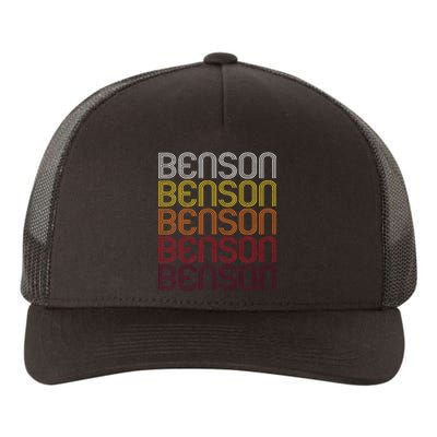 Benson Nc Vintage Style North Carolina Yupoong Adult 5-Panel Trucker Hat