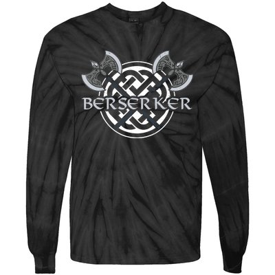 Berserker Nordic Valhalla Norseman Warrior Viking Tie-Dye Long Sleeve Shirt