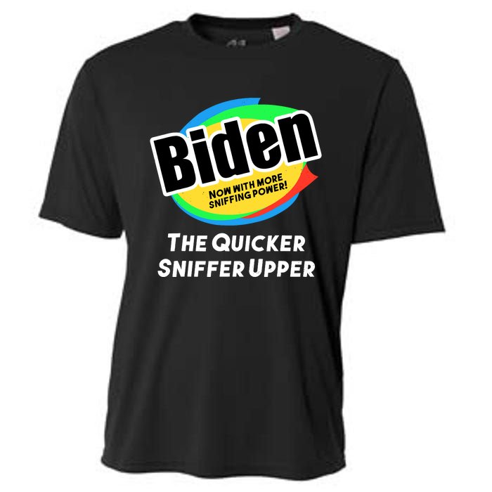 Biden Now With More Sniffing Power The Quicker Sniffer Upper Cooling Performance Crew T-Shirt