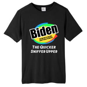 Biden Now With More Sniffing Power The Quicker Sniffer Upper Tall Fusion ChromaSoft Performance T-Shirt