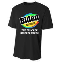 Biden Now With More Sniffing Power The Quicker Sniffer Upper Performance Sprint T-Shirt